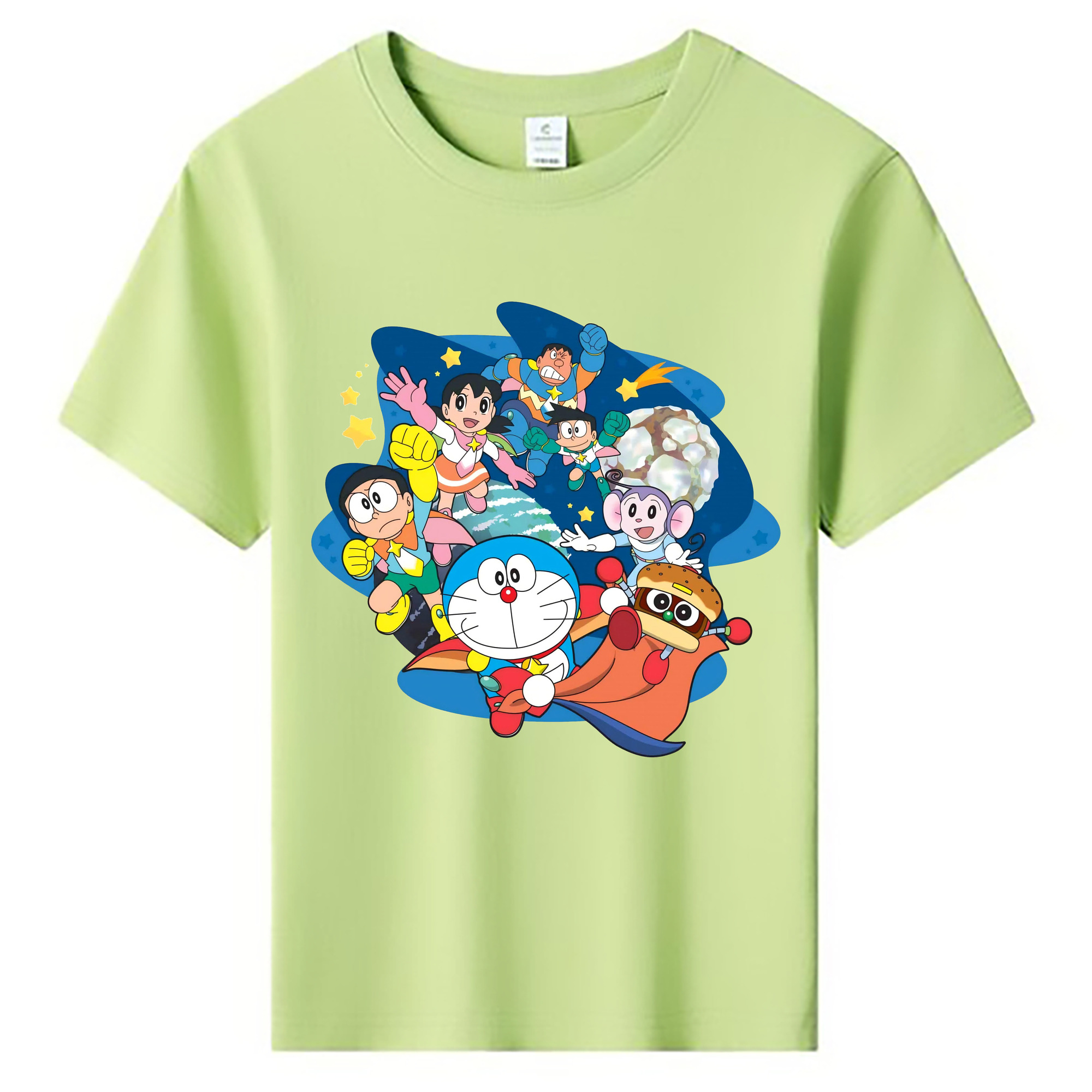 （画像用） ドラえもん Doraemon 綿100％キッズTシャツ（フロントプリント）